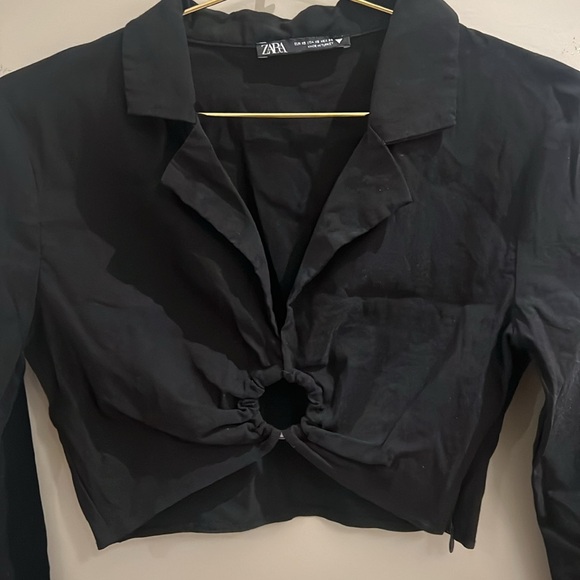 ZARA Collared Top - Picture 4 of 7